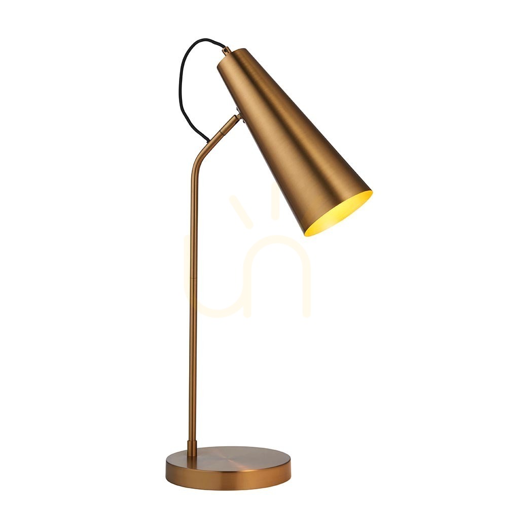 Sprawdź Lampa stołowa Endon Karna mosiądz stal E27 67,5 cm Lampa stołowa Endon Karna mosiądz stal E27 67,5 cm