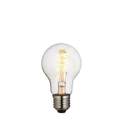 Sprawdź Żarówka LED E27 Spiral GLS przezroczysta Endon 4W ściemnialna