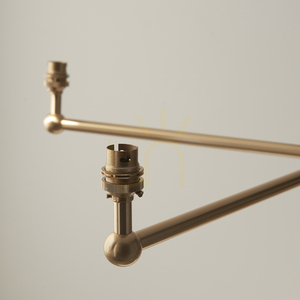 Lampa wisząca Endon Santiago mosiądz 5-ramienna, stal, 78,5 cm 5 Lampa wisząca Endon Santiago mosiądz 5-ramienna, stal, 78,5 cm small 5