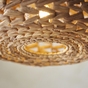 Lampa wisząca Endon Toca brązowa stal i włókno naturalne E27 39 cm 4 Lampa wisząca Endon Toca brązowa stal i włókno naturalne E27 39 cm small 4