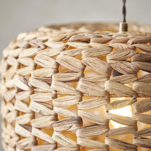 Lampa wisząca Endon Toca brązowa stal i włókno naturalne E27 39 cm 5 Lampa wisząca Endon Toca brązowa stal i włókno naturalne E27 39 cm small 5
