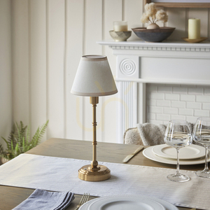 Lampa stołowa Endon Burley LED mosiężna 35,3 cm small 3