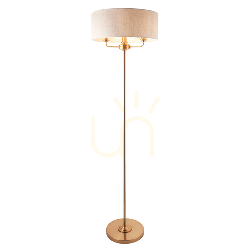 Sprawdź Lampa stojąca Endon Highclere mosiądz, 3-punktowa, 160 cm