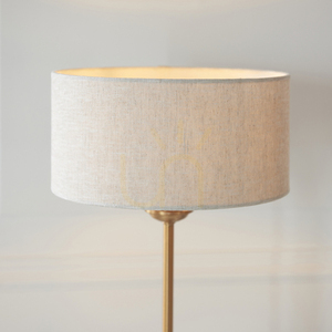 Lampa stołowa Endon Highclere mosiężna z naturalnym abażurem 5 Lampa stołowa Endon Highclere mosiężna z naturalnym abażurem small 5