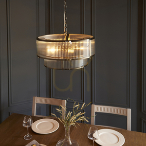Lampa wisząca Endon Ridgeton mosiądz 5xE14 50 cm 3 Lampa wisząca Endon Ridgeton mosiądz 5xE14 50 cm small 3