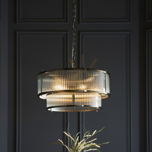 Lampa wisząca Endon Ridgeton mosiądz 5xE14 50 cm 4 Lampa wisząca Endon Ridgeton mosiądz 5xE14 50 cm small 4