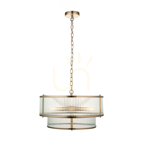 Lampa wisząca Endon Ridgeton mosiądz 5xE14 50 cm 7 Lampa wisząca Endon Ridgeton mosiądz 5xE14 50 cm small 7
