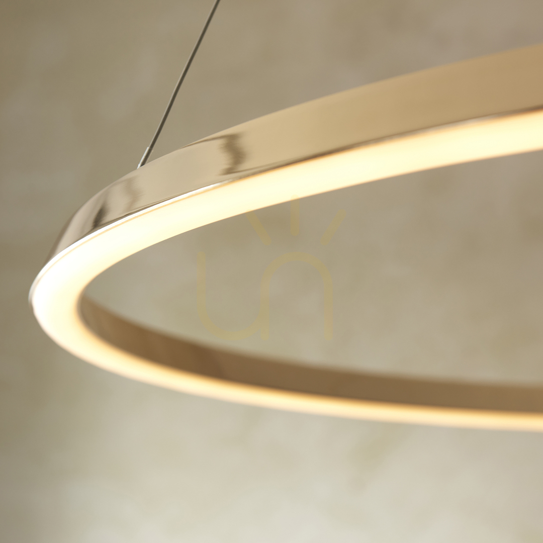 Wyświetl Lampa wisząca Endon Staten biała LED 80 cm Lampa wisząca Endon Staten biała LED 80 cm