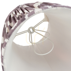 Abażur Endon Zigzag perłowa szarość tkanina 16 cm E14 3 Abażur Endon Zigzag perłowa szarość tkanina 16 cm E14 small 3