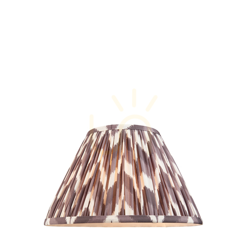Sprawdź Abażur Endon Zigzag szary tkanina 30 cm E27