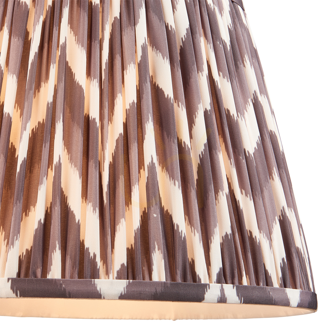 Zobacz Abażur Endon Zigzag perłowoszary tkanina 35x24 cm E27 Abażur Endon Zigzag perłowoszary tkanina 35x24 cm E27