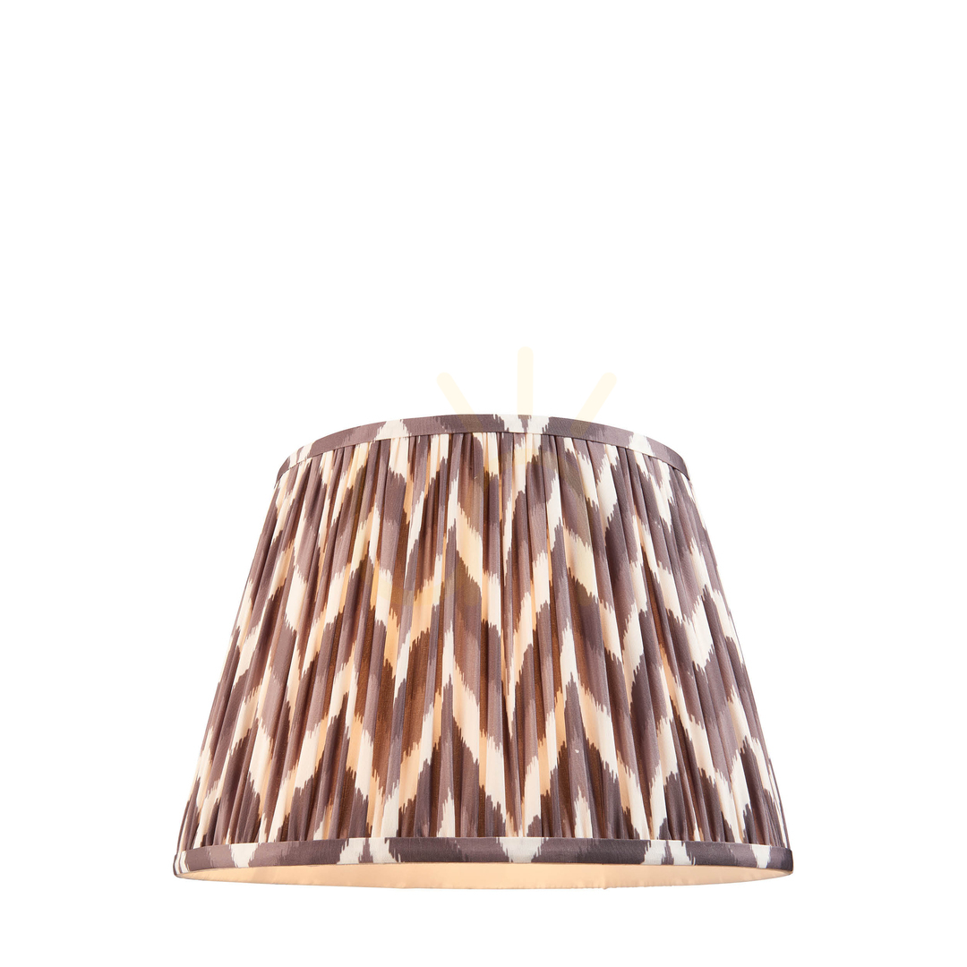 Sprawdź Abażur Endon Zigzag perłowoszary tkanina 35x24 cm E27 Abażur Endon Zigzag perłowoszary tkanina 35x24 cm E27