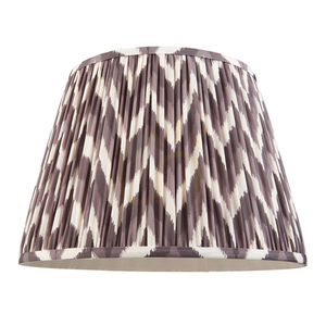 Abażur Endon Zigzag szary perłowy tkanina 40 cm small 4