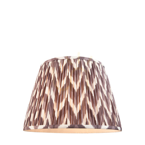 Abażur Endon Zigzag szary perłowy tkanina 40 cm small 0