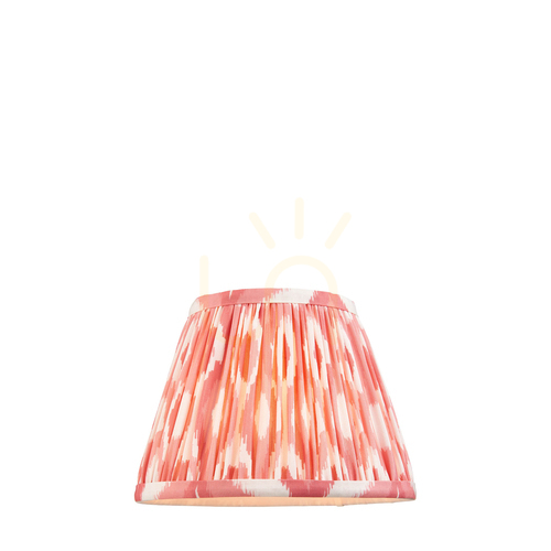 Sprawdź Abażur Endon Ikat różowy tkanina 14,5 cm