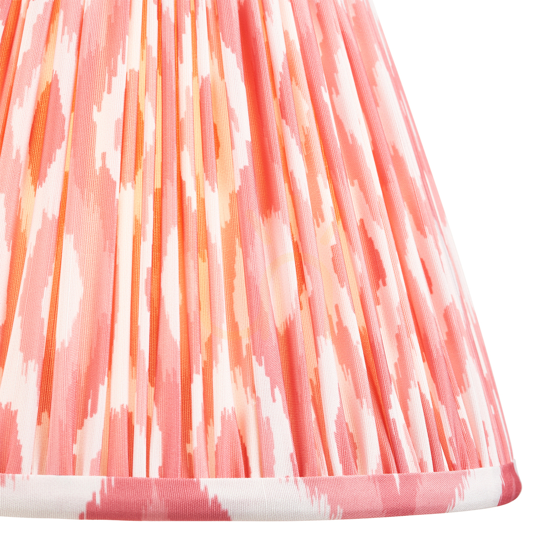 Zobacz Abażur Endon Ikat koralowy róż tkanina E27 18,5 cm Abażur Endon Ikat koralowy róż tkanina E27 18,5 cm