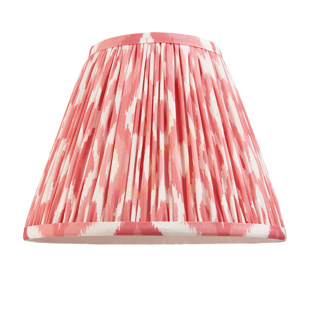 Pokaż Abażur Endon Ikat koralowy róż tkanina E27 18,5 cm Abażur Endon Ikat koralowy róż tkanina E27 18,5 cm