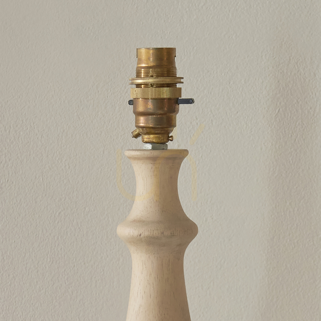 Obejrzyj Lampa stołowa Endon Hidcote mosiądz drewno 44,5 cm Lampa stołowa Endon Hidcote mosiądz drewno 44,5 cm