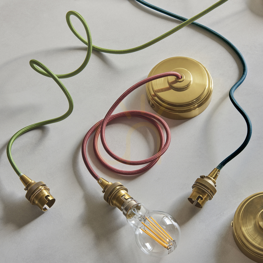 Obejrzyj Lampa Wisząca Endon Eltham Mosiądz B22 1x10W Lampa Wisząca Endon Eltham Mosiądz B22 1x10W