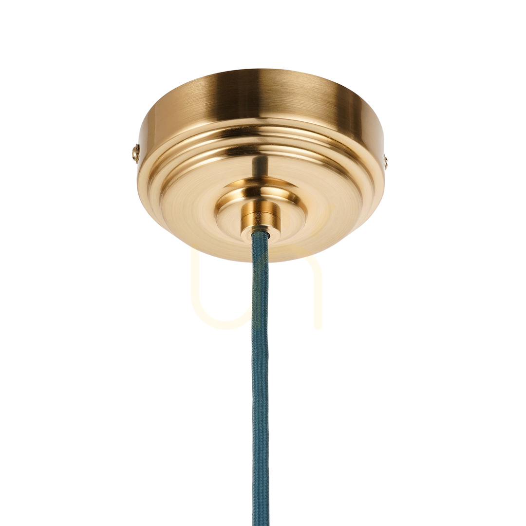 Wyświetl Lampa Wisząca Endon Eltham Mosiądz B22 1x10W Lampa Wisząca Endon Eltham Mosiądz B22 1x10W