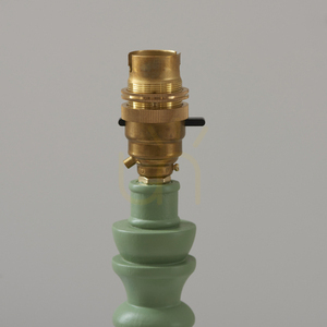 Podstawa lampy stołowej Endon Bibury zielone drewno, mosiądz, B22, 27,2 cm small 2