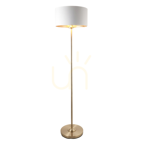 Sprawdź Lampa Stojąca Highclere Mosiądz Endon