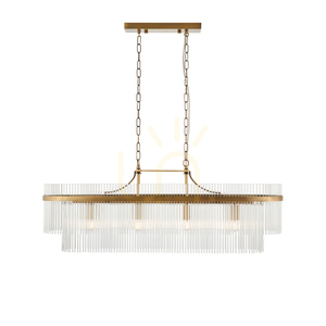 Lampa wisząca Endon Marietta mosiądz 4xE14 szkło small 1