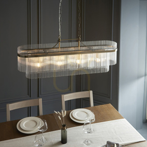 Lampa wisząca Endon Marietta mosiądz 4xE14 szkło small 4