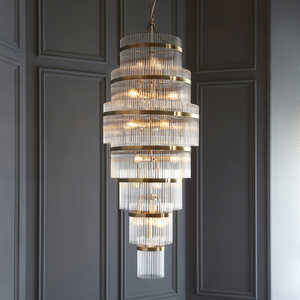 Lampa wisząca Endon Marietta Grand mosiądz 21-punktowa E14 50 cm small 1
