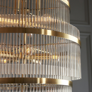 Lampa wisząca Endon Marietta Grand mosiądz 21-punktowa E14 50 cm small 2