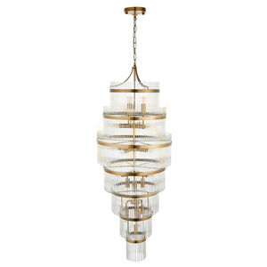 Lampa wisząca Endon Marietta Grand mosiądz 21-punktowa E14 50 cm small 6