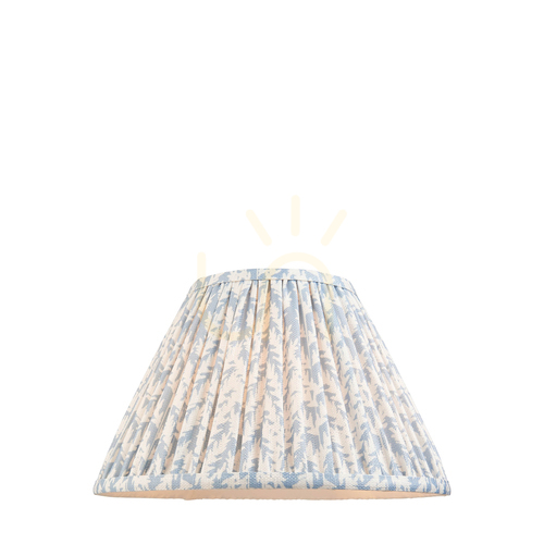 Sprawdź Abażur Endon Leaf Shell Bay Blue, tkaninowy, 30 cm, E27