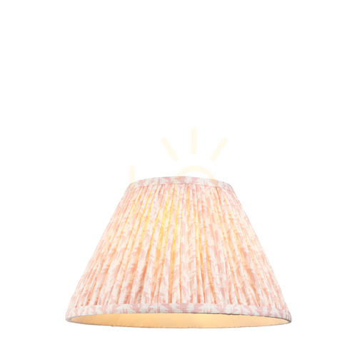 Sprawdź Abażur Endon Peachy Keen tkanina 30 cm E27 pomarańczowy