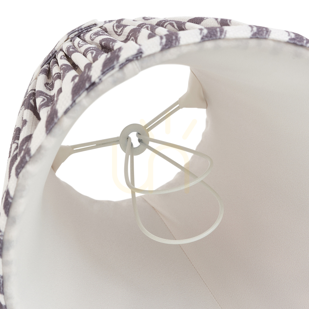 Wyświetl Abażur Ripple Endon szary tkanina E14 12,2 cm Abażur Ripple Endon szary tkanina E14 12,2 cm