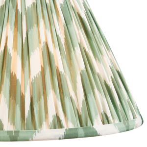 Abażur Endon Zigzag Cotswold Green 30 cm tkanina small 1
