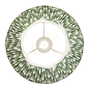 Abażur Endon Zigzag Cotswold Green 30 cm tkanina small 3