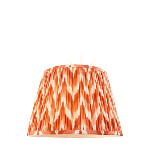 Sprawdź Abażur Endon Zigzag pomarańczowy tkanina E27 35 cm