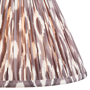 Abażur Endon Ikat perłowoszary z tkaniny Ø30 cm E27/B22 small 1