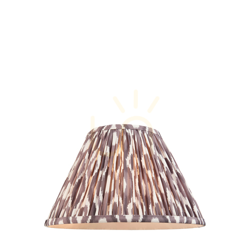 Sprawdź Abażur Endon Ikat perłowoszary z tkaniny Ø30 cm E27/B22