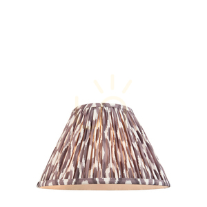 Abażur Endon Ikat perłowoszary z tkaniny Ø30 cm E27/B22 small 0