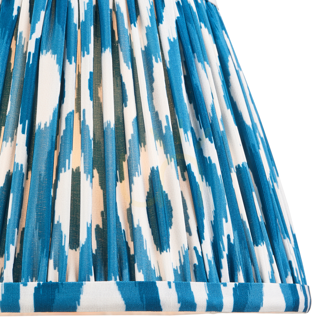 Zobacz Abażur Endon Ikat niebieski tkanina 20 cm E14 Abażur Endon Ikat niebieski tkanina 20 cm E14