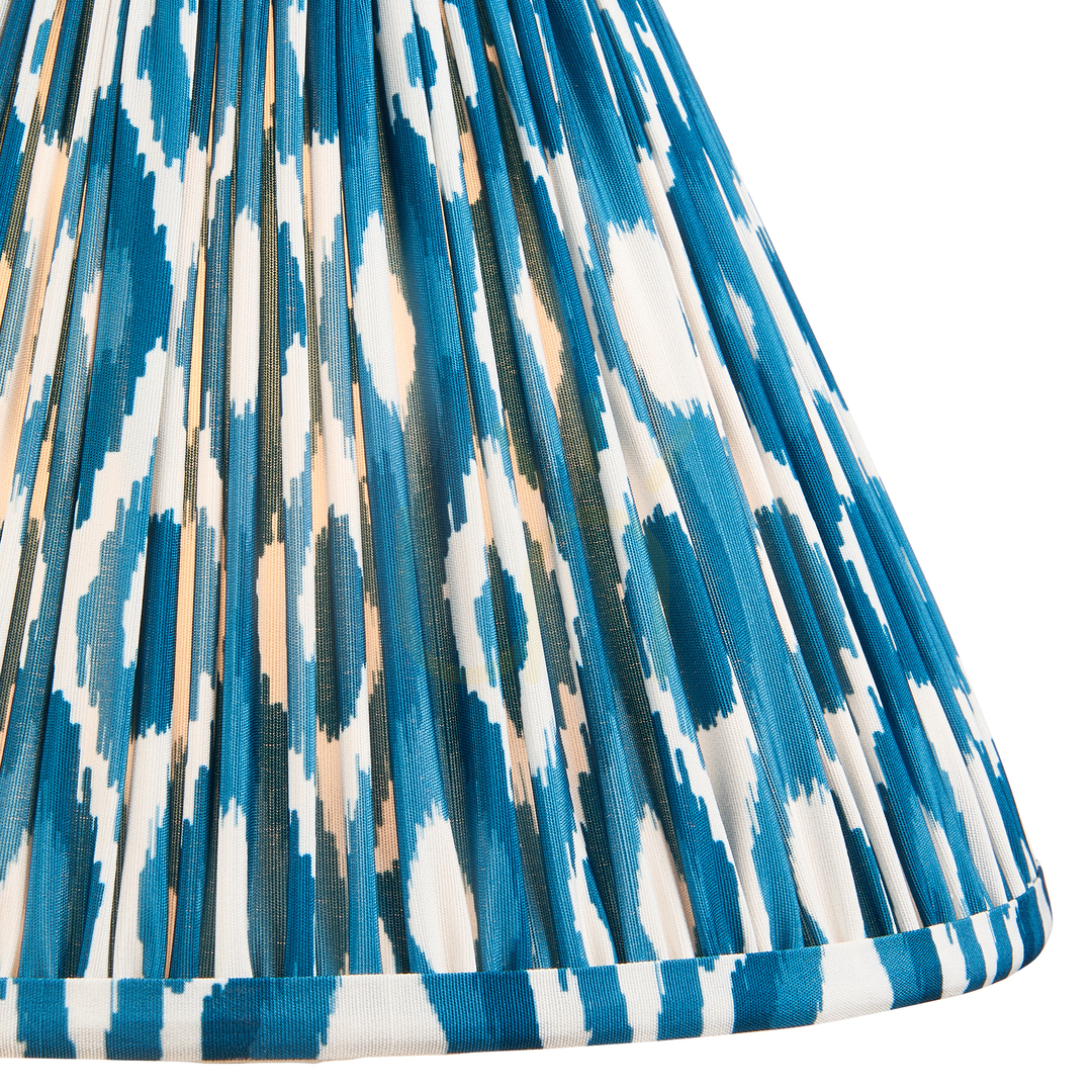 Zobacz Abażur Endon Ikat Marlin Blue tkanina 30 cm E27 Abażur Endon Ikat Marlin Blue tkanina 30 cm E27