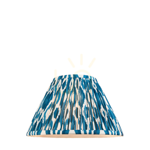 Abażur Endon Ikat Marlin Blue tkanina 30 cm E27 0 Abażur Endon Ikat Marlin Blue tkanina 30 cm E27 small 0