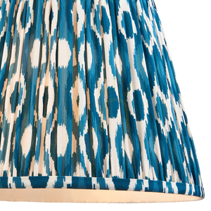 Abażur Endon Ikat Niebieski Tkanina E27 35 cm 1 Abażur Endon Ikat Niebieski Tkanina E27 35 cm small 1