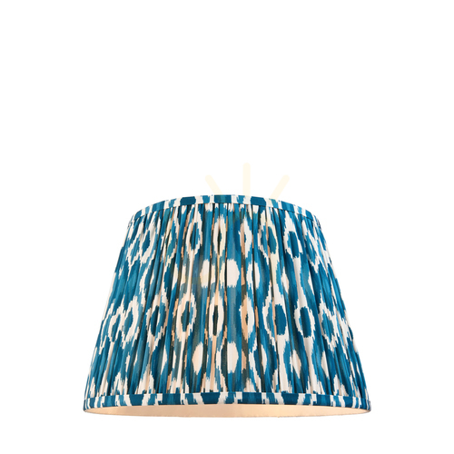 Sprawdź Abażur Endon Ikat Niebieski Tkanina E27 35 cm