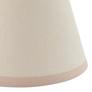 Klosz abażur Endon Ivy biały tkanina Vintage White 12,2 cm small 2