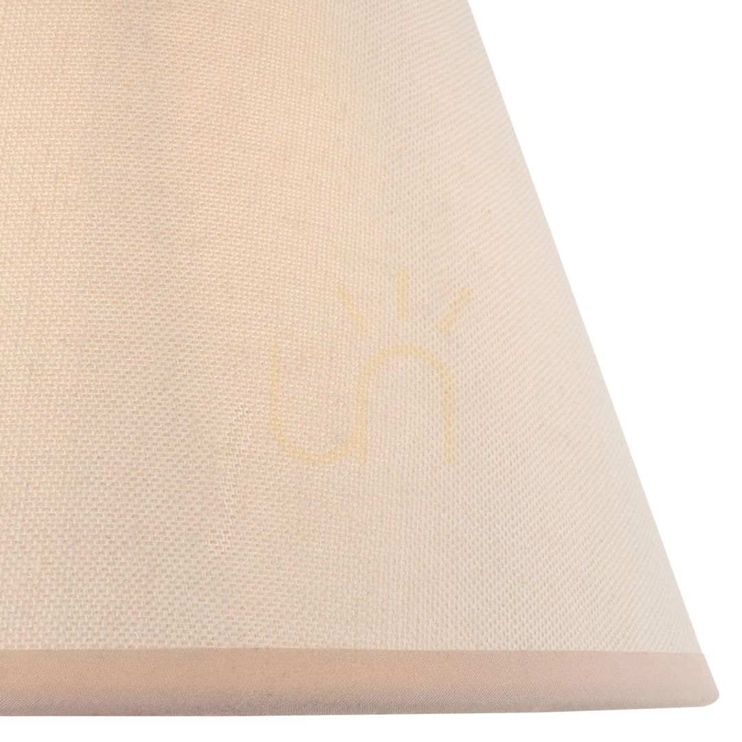 Zobacz Abażur Endon Ivy biały Vintage White tkanina 25 cm E27 Abażur Endon Ivy biały Vintage White tkanina 25 cm E27