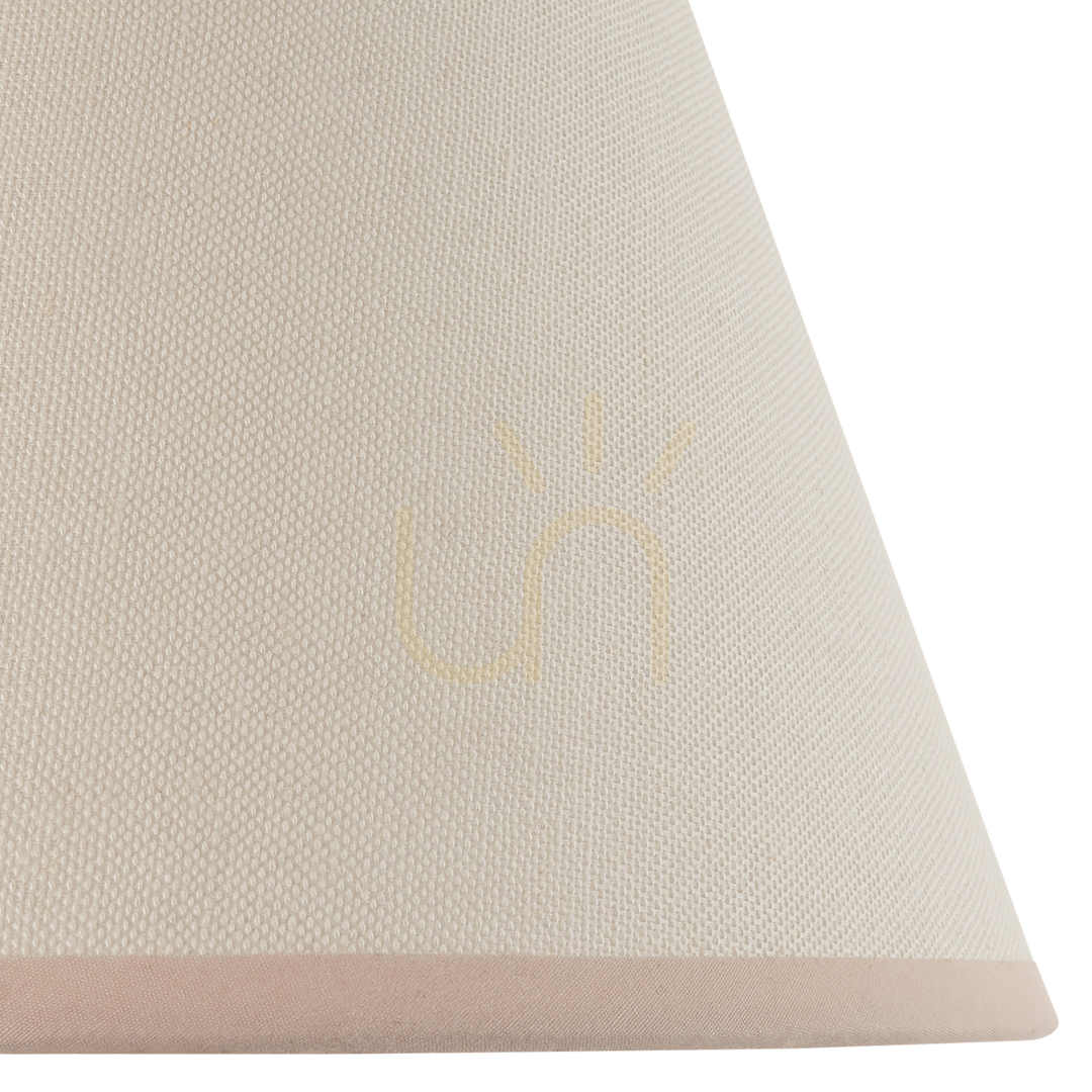 Obejrzyj Abażur Endon Ivy biały Vintage White tkanina 25 cm E27 Abażur Endon Ivy biały Vintage White tkanina 25 cm E27