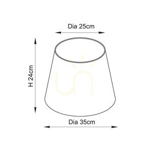 Abażur Endon Ikat plisowany beżowy 35 cm E27/B22 small 6