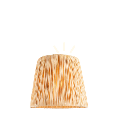 Sprawdź Abażur Endon Raffia Czarny Naturalne Włókno 30 cm E27